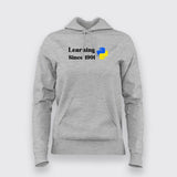 Always learning Hoodies For Women