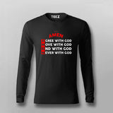 Amen T-Shirt for Men - Faith-Inspired Style