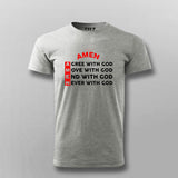 Amen T-Shirt for Men - Faith-Inspired Style