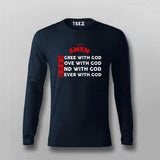Amen T-Shirt for Men - Faith-Inspired Style