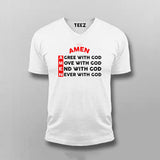 Amen T-Shirt for Men - Faith-Inspired Style