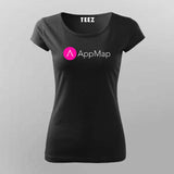 App Map T-shirt For Women – Dev Architecture