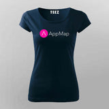 App Map T-shirt For Women – Dev Architecture
