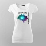 Artificial Intelligence AI T-shirt For Women