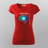 Artificial Intelligence AI T-shirt For Women