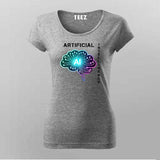 Artificial Intelligence AI T-shirt For Women