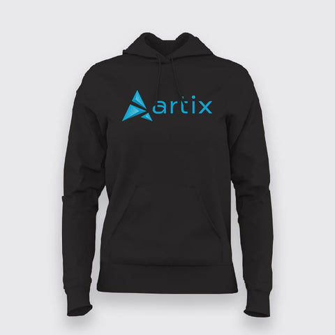 Artix Women's Hoodie - Sleek and Minimalist Wear by Teez