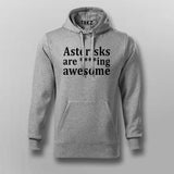 Asterisks are Awesome Funny Grammar Hoodies For Men