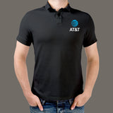 At & T  Polo T-Shirt For Men