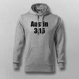 Austin 3:16 Men's Hoodie - Bold and Iconic Wear by Teez