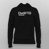 ChatGPT Stole My Job Women’s Hoodie – Funny AI Quote Hoodie
