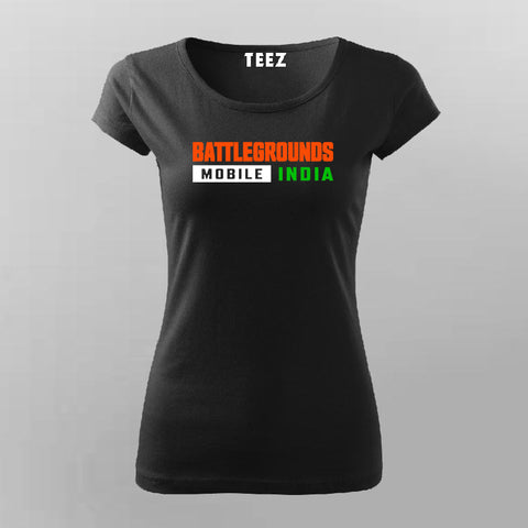 BGMI Women Tee - Battlegrounds Mobile India Gamer Gear by Teez