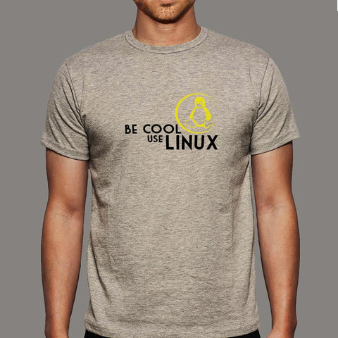 Buy This Be Cool Use Linux  Offer T-Shirt For Men (November) For Prepaid Only
