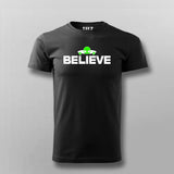 BelieveBlackHalfSleeveTShirtForMen_1