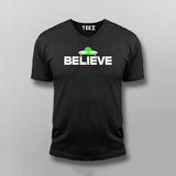 Believe Space T-Shirt for Men - Inspire Cosmic Dreams