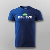 Believe Space T-Shirt for Men - Inspire Cosmic Dreams