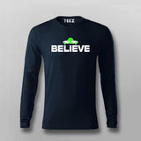 Believe Space T-Shirt for Men - Inspire Cosmic Dreams