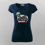 Benelli 600i Superbike Rider T-shirt For Women