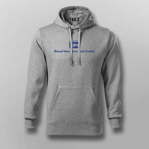 BHEL Value Tee: Bharat Heavy Electricals Men's Hoodie by Teez