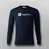 Big Data Navy full sleeve T-shirt For Men