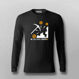 Bitcoin Miner Men's T-Shirt - Digging Digital Gold