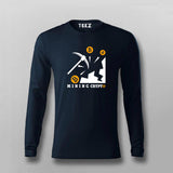 Bitcoin Miner Men's T-Shirt - Digging Digital Gold
