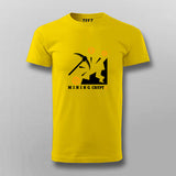 Bitcoin Miner Men's T-Shirt - Digging Digital Gold