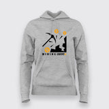 Bitcoin Miner Mining T-Shirt For Women