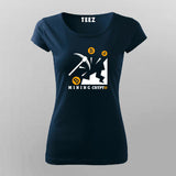 Bitcoin Miner Mining T-Shirt For Women