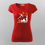 Bitcoin Miner Mining T-Shirt For Women