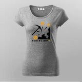 Bitcoin Miner Mining T-Shirt For Women
