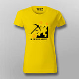 Bitcoin Miner Mining T-Shirt For Women