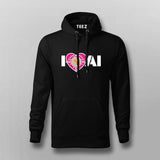 I Love AI Tech Circuit Heart T-Shirt for Men