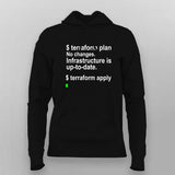 Run Terraform Apply Hoodie For Women – DevOps Engineer