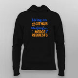 GitHub Merge Requests T-Shirt for women – Dev Life in One Line