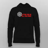 Attention Is All You Need Hoodie for Women