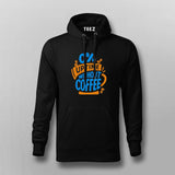 0% Uptime Without Coffee T-Shirt for Men – Funny Dev Fuel