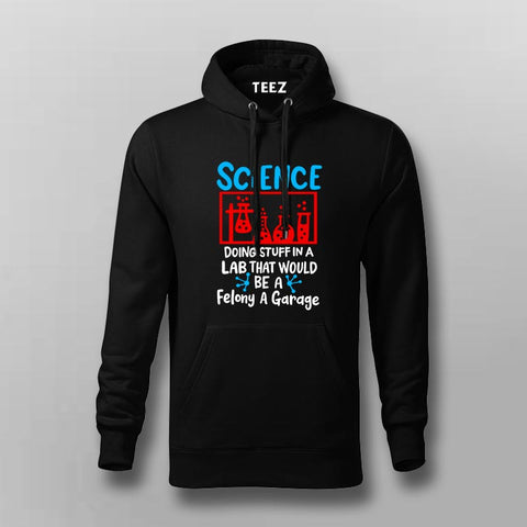 Science Lab Hoodie For Men - Fun Chemistry & Experiment