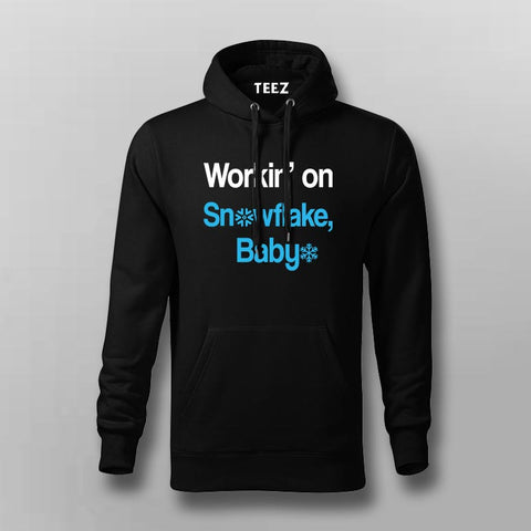 Snowflake, Baby Hoodie – Cool Nerd Humor for Men