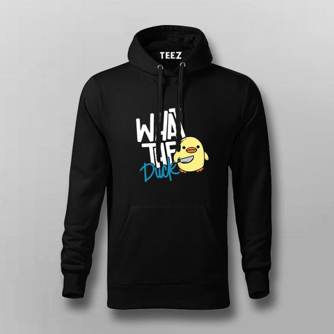 "What the Duck" Funny Hoodie For Men