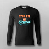I'm In My Element T-Shirt For Men - Clever Science & Chemistry Tee