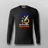 Biologists Take "Cellfies" - Funny Science T-Shirt For Men