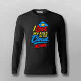 Lost in the Cloud T-Shirt For Men – Digital Disaster Edition