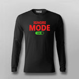Ignore Mode On Funny T-shirt For Men