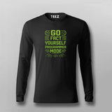 Go Fact Yourself Programmer Mode T-shirt For Men