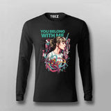 You Belong With Me T-Shirt For Men – Bold Fan Art for Pop Hearts