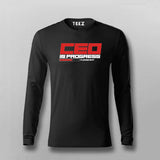 CEO in Progress – Future Boss Loading T-Shirt For Men