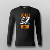 Astronaut Playing Football T-Shirt for Men - Unique Space Style