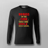 99 Bugs in the Code T-Shirt for Men – Funny Developer Debug
