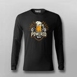 Powered by Beer T-Shirt for Men – Funny Tee Online India